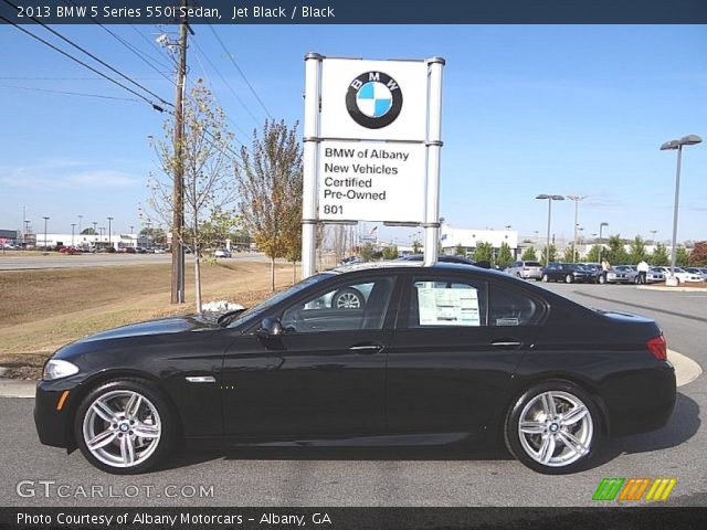 2013 BMW 5 Series 550i Sedan in Jet Black