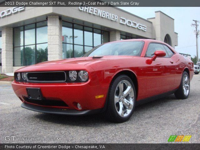 2013 Dodge Challenger SXT Plus in Redline 3-Coat Pearl