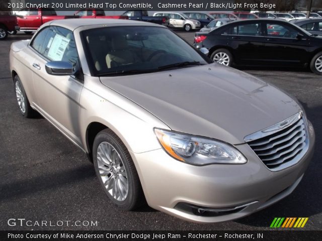 2013 Chrysler 200 Limited Hard Top Convertible in Cashmere Pearl