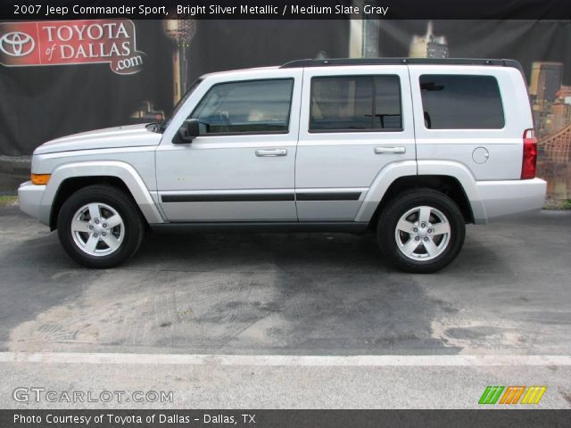 2007 Jeep Commander Sport in Bright Silver Metallic