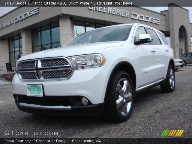 2013 Dodge Durango Citadel AWD in Bright White
