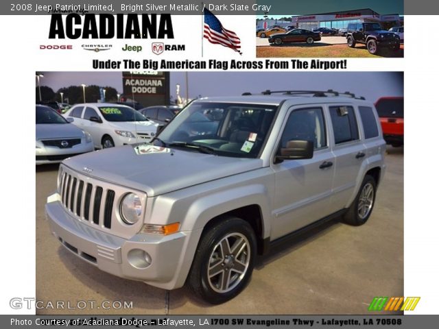 2008 Jeep Patriot Limited in Bright Silver Metallic
