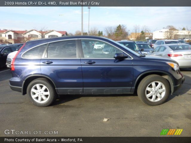 2009 Honda CR-V EX-L 4WD in Royal Blue Pearl