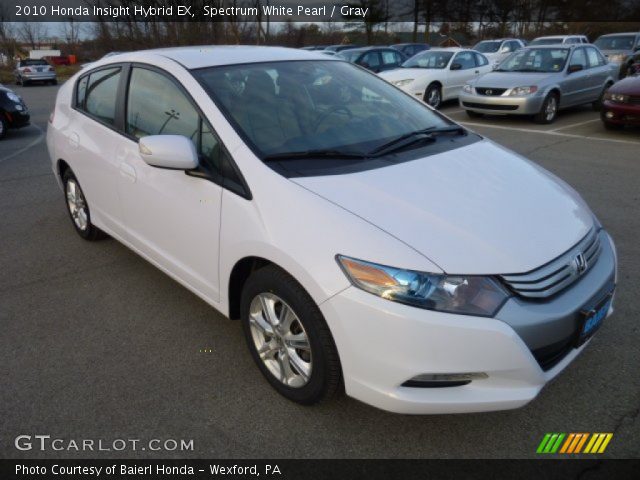 2010 Honda Insight Hybrid EX in Spectrum White Pearl