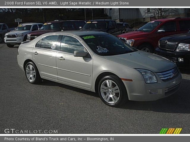 2008 Ford Fusion SEL V6 AWD in Light Sage Metallic
