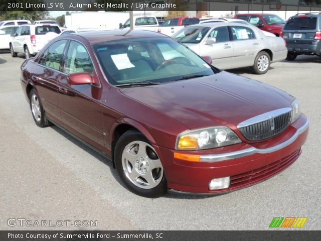 2001 Lincoln LS V6 in Autumn Red Metallic