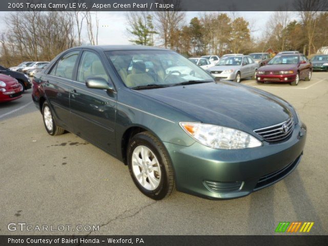 2005 Toyota Camry LE V6 in Aspen Green Pearl