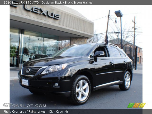 2010 Lexus RX 350 AWD in Obsidian Black