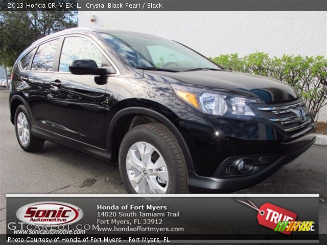 2013 Honda CR-V EX-L in Crystal Black Pearl