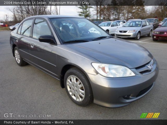 2004 Honda Civic LX Sedan in Magnesium Metallic