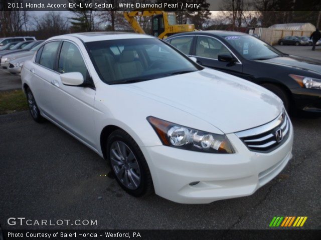 2011 Honda accord white diamond pearl #5