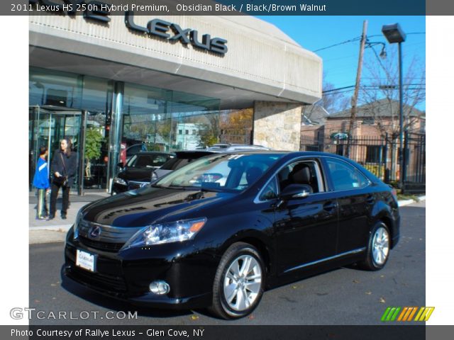 2011 Lexus HS 250h Hybrid Premium in Obsidian Black