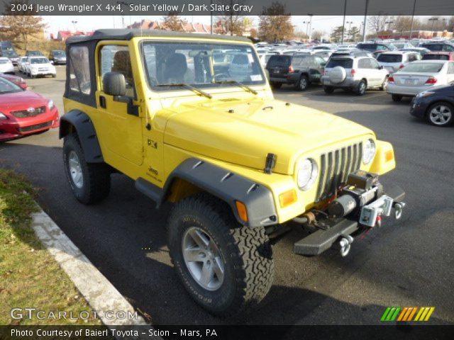 2004 Jeep Wrangler X 4x4 in Solar Yellow