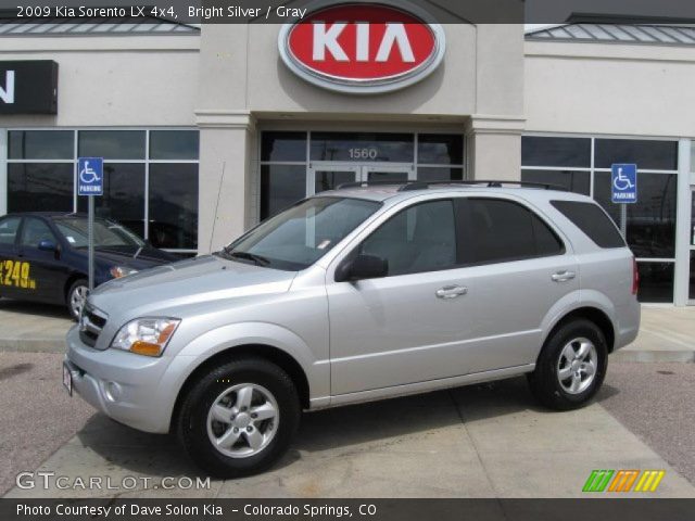 2009 Kia Sorento LX 4x4 in Bright Silver