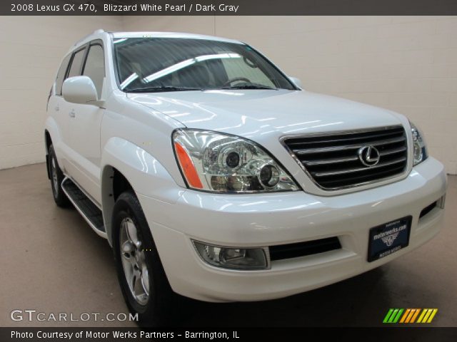 2008 Lexus GX 470 in Blizzard White Pearl