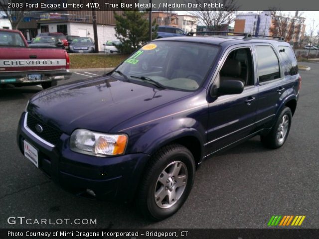 2003 Ford Escape Limited 4WD in True Blue Metallic