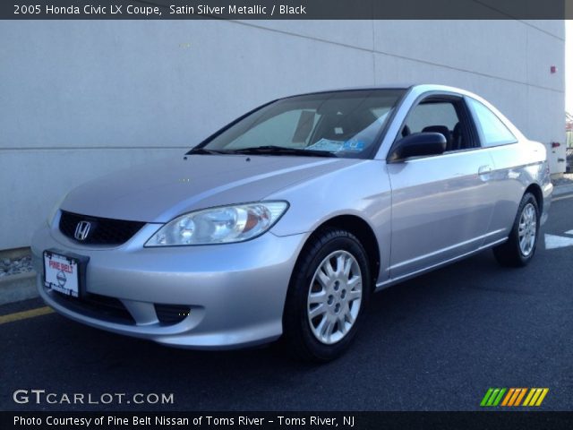 2005 Honda Civic LX Coupe in Satin Silver Metallic