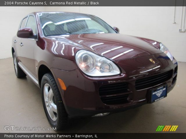 2004 Porsche Cayenne S in Carmona Red Metallic