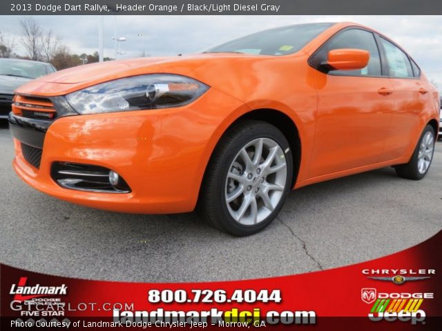 2013 Dodge Dart Rallye in Header Orange