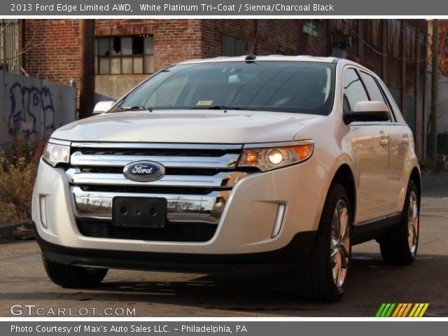 2013 Ford Edge Limited AWD in White Platinum Tri-Coat