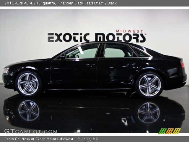 2011 Audi A8 4.2 FSI quattro in Phantom Black Pearl Effect