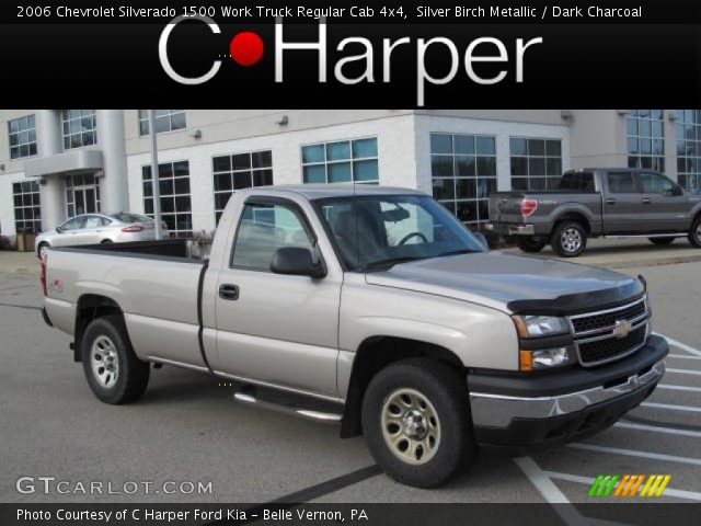 2006 Chevrolet Silverado 1500 Work Truck Regular Cab 4x4 in Silver Birch Metallic