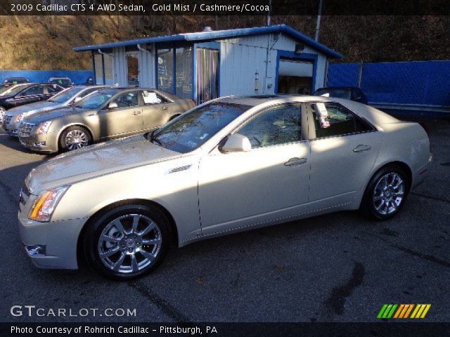 2009 Cadillac CTS 4 AWD Sedan in Gold Mist