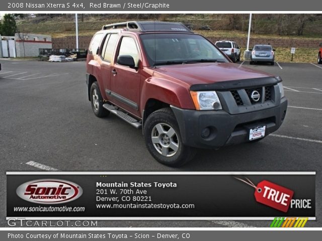 2008 Nissan Xterra S 4x4 in Red Brawn