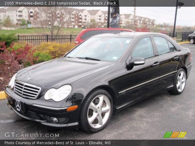 2005 Mercedes-Benz C 230 Kompressor Sedan in Black