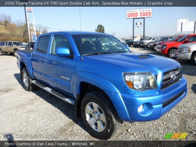 2009 Toyota Tacoma V6 TRD Sport Double Cab 4x4 in Speedway Blue Metallic