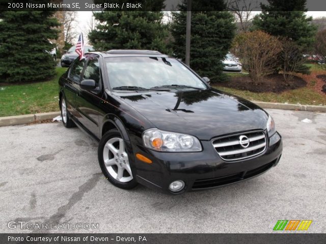 2003 Black nissan maxima