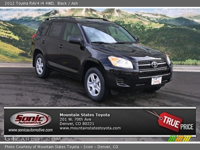 2012 Toyota RAV4 I4 4WD in Black