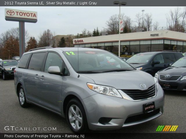 2012 Toyota Sienna LE in Silver Sky Metallic