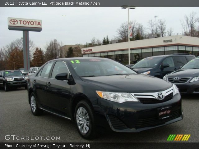 2012 Toyota Camry LE in Attitude Black Metallic
