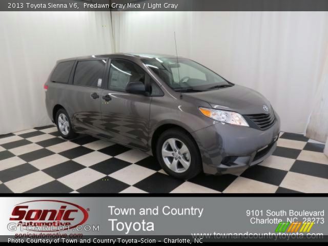 2013 Toyota Sienna V6 in Predawn Gray Mica