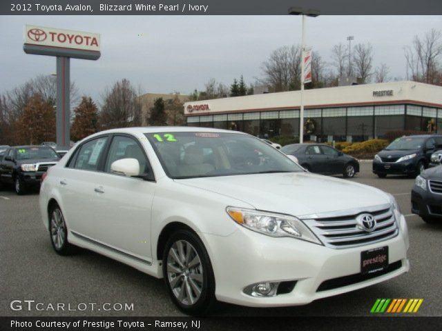 2012 Toyota Avalon  in Blizzard White Pearl