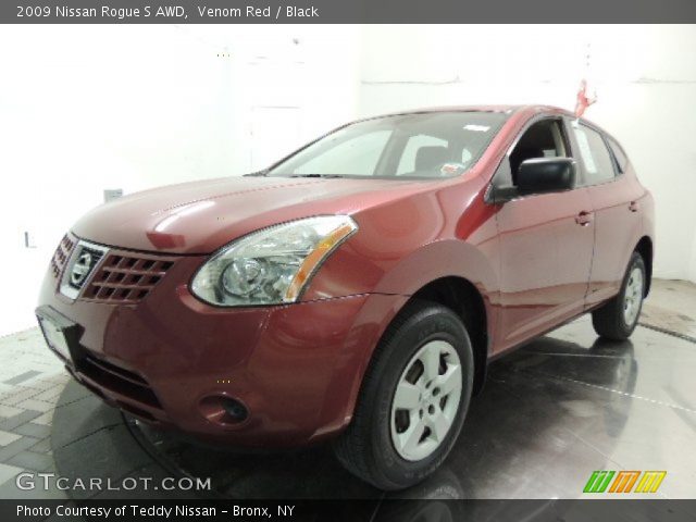 2009 Nissan Rogue S AWD in Venom Red