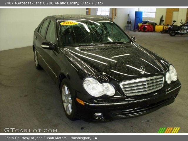 2007 Mercedes-Benz C 280 4Matic Luxury in Black