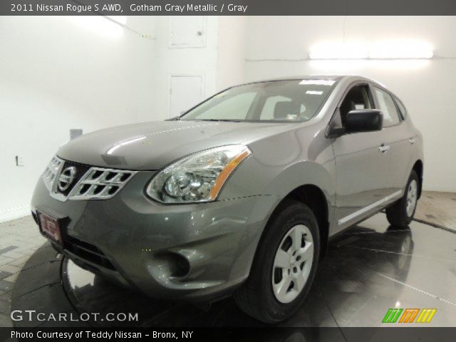 2011 Nissan Rogue S AWD in Gotham Gray Metallic