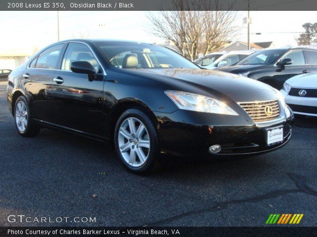 2008 Lexus ES 350 in Obsidian Black