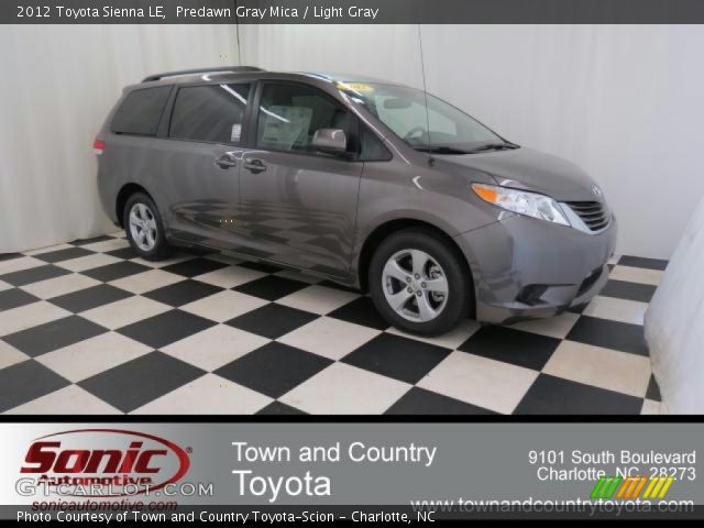 2012 Toyota Sienna LE in Predawn Gray Mica