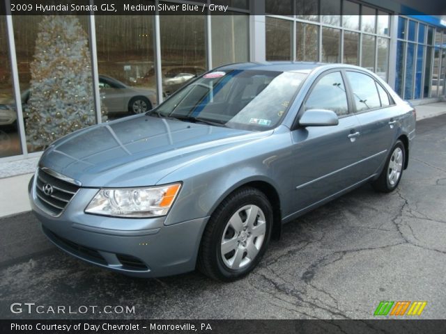 2009 Hyundai Sonata GLS in Medium Silver Blue