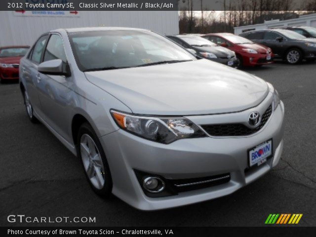 2012 Toyota Camry SE in Classic Silver Metallic