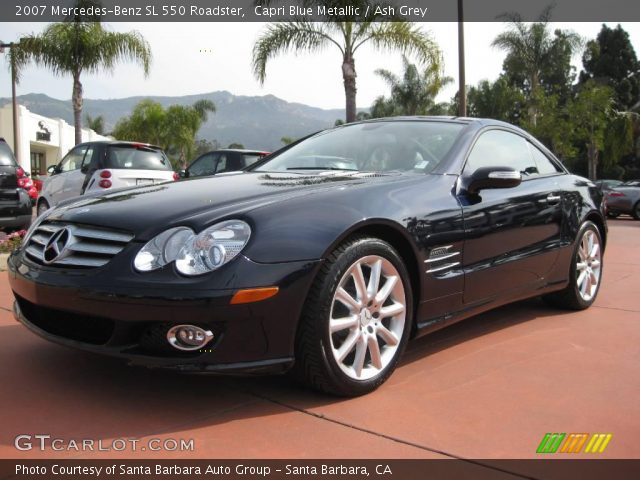 2007 Mercedes-Benz SL 550 Roadster in Capri Blue Metallic