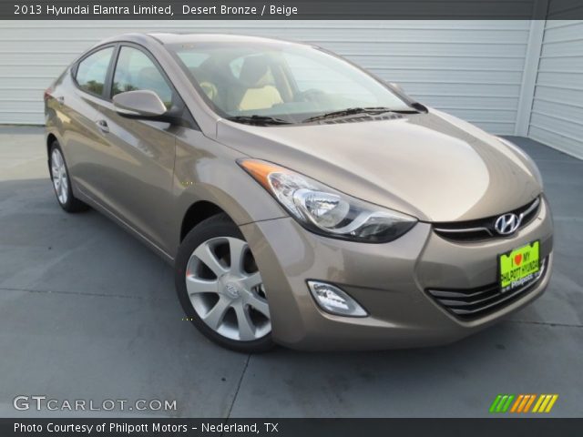 2013 Hyundai Elantra Limited in Desert Bronze