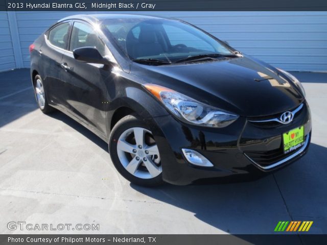 2013 Hyundai Elantra GLS in Midnight Black