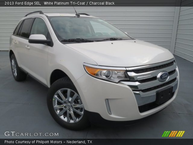 2013 Ford Edge SEL in White Platinum Tri-Coat