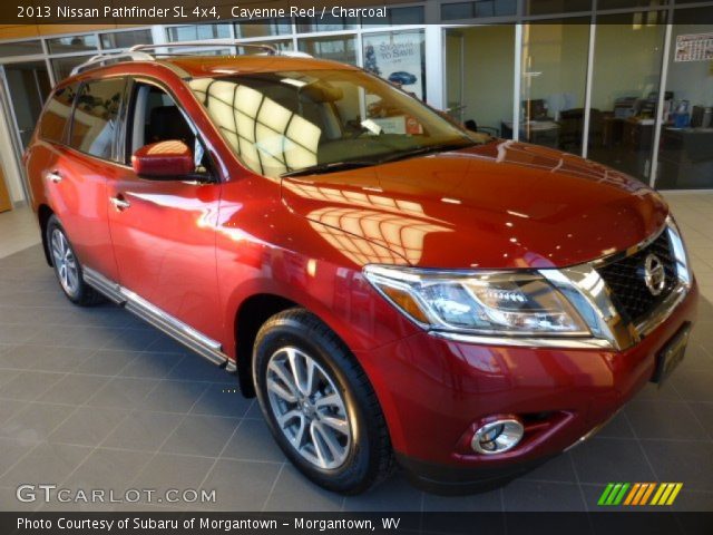 2013 Nissan Pathfinder SL 4x4 in Cayenne Red