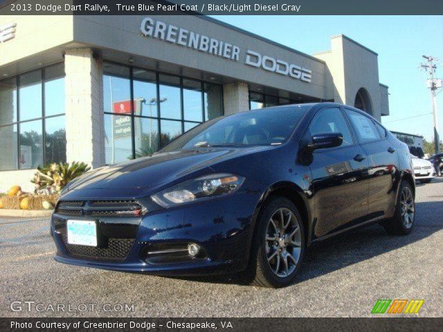 2013 Dodge Dart Rallye in True Blue Pearl Coat