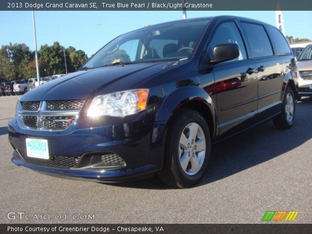 2013 Dodge Grand Caravan SE in True Blue Pearl